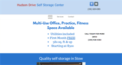 Desktop Screenshot of hudsondriveselfstorage.com